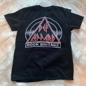 Def Leppard Rock Brigade Black T-Shirt